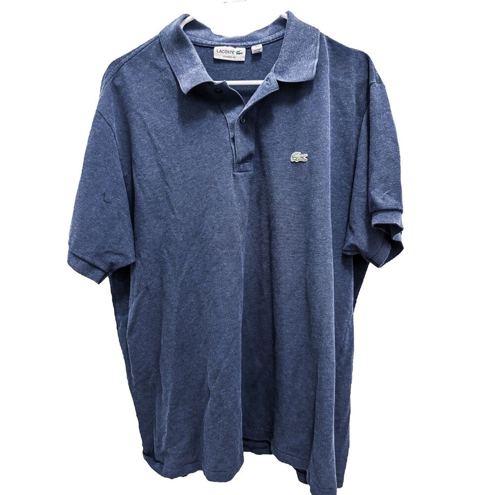 Lacoste Classic Fit Polo Shirt Dark Blue Men's Size 4XL (FR 9)